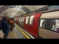 London Underground Stratford bound Jubilee Line 1996 Stock Train @ Green Park