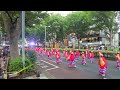 4K Harajuku Omotesando Genki Festival Super Yosakoi 2022 Tokyo Summer Festival