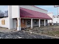 Abandoned Ponderosa Steakhouse, Belleville, IL update (now demolished)