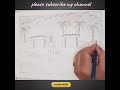 Easy temple drawing(how to draw temple step by step)