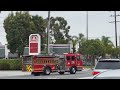 LACoFD Engine 236 & Squad 36 Responding