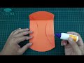 Origami Envelope Making Ideas || How to Make Easy Origami Circle Envelope || Envelope Design ideas