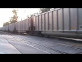 Union Pacific coal trains meet in West Chicago,IL