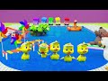 Five Little Ducks | Toy Version | Fun with Buses and Ducks | Nursery Rhymes for Kids & Baby Songs