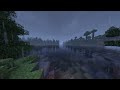 Relaxing Minecraft Music With Soft Rain Ambience