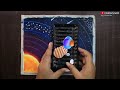 Solar System Drawing Oil Pastel | Easy Solar System Drawing #solarsystem