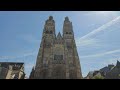 FRANCE 4K: Second Tours Walking Video for Treadmill - Medieval City on Loire - City Walks