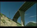 2007, New Park Bridge under construction, progress footage, Golden BC, July