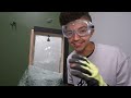 100 Layers of BULLETPROOF GLASS vs BEDROCK