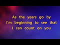 Count On You KARAOKE / Tommy Shaw