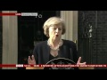 Theresa May: First speech as Prime Minister - BBC News