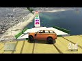 Crazy Stairs Ramp - Insane Car Ragdolls GTA 5 Online