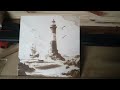 Lighthouse Engraved Art