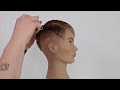 clipper cut Pixie Haircut Tutorial