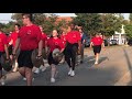 TWHS Band marching to the stadium on 9/13/2019