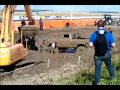 Truck rolls over during Medicine Hat Mud Bogs