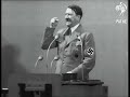 Adolf Hitler: Speech at Krupp Factory in Germany (1935) | British Pathé