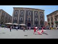Catania, Sicily, Italy Walking Tour 4k Ultra HD 60fps – With Captions