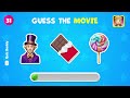 Guess the MOVIE by Emoji 🎬🥤🍿 Inside Out 2, Wish, The Little Mermaid |Quiz Buddy|