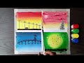 Easy poster colour painting 😱🤗/easy paintings 🎨 for beginners/poster colour painting ideas
