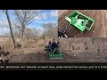 Easy Land Grading With The John Deere 1025R and the BB2048 Standard Duty Box Blade