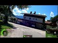 45 minute Indoor Cycling Fat Burning Workout Dolomites Italy Garmin Speeed Display 4K