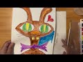 KIDS ART: PAINT A WATERCOLOR BUNNY WITH BOWTIE AND HEART!!