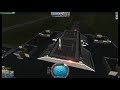 Falcon Heavy Core VAB landing Vanilla Kerbal Space Program