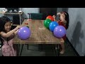 Pop the balloon challenge 🎈🥳😆 #toddlersgames #funnybaby #viralbabies #cutenessoverload
