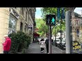 🇫🇷☀️【HDR 4K】Paris Walk - Place Monge to Solférino via Odéon & Sèvre Babylon (June 2024)