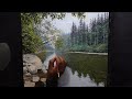 Painting a Realistic River With Acrylic. Time Lapse /90