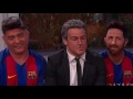 Messi, Suárez i Neymar acomiaden Luis Enrique
