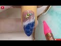 Easy Ocean Nails Art For Beginner 💖Vẽ Móng 💅 New Nails Design 💝 New Nails