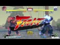 Super Street Fighter 4 Evil Ryu vs Oni Gameplay (HD 1080p)