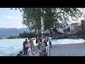 Thun lakeside in Switzerland.