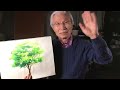 [Eng sub] 5min Easy Watercolor | Tree Painting tutorial