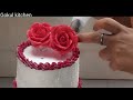 2 tier New trick for cake decoration | cake decoration idea | easy cake decoration | Gokul kitchen