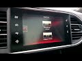 Peugeot 308 (2014-2017) audio media satnav system - part 1