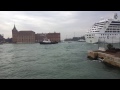20121103 113022 Watching a cruise ship pass through Venice Italy