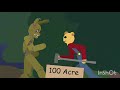 SpringTrap Vs Winnie The Pooh | STICK NODES ANIMATIONS | FNaF Vs BaH