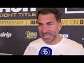 'F***ING MAD!' - EDDIE HEARN on JOSHUA NEXT FIGHT, blasts Nelson, Haney