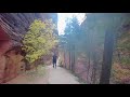 Nature Walks - Angels Landing Approach Trail - Zion National Park - City Walks 4k