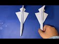 How to make a tailed paper jet