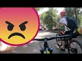 Angry people vs bikers!