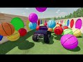 POLICE CAR, AMBULANCE, FIRE TRUCK, MONSTER TRUCK, COLORFUL CARS FOR TRANSPORTING! -FS 22