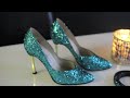 DIY Glitter Heels & Belt