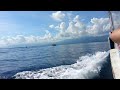 traveling on a boat from gili trawangan to lombok - HD