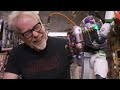 Adam Savage Reacts to Animatronic Buzz Lightyear Robot!