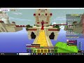 Some games of bedwars with my friends.