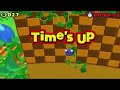 Evolution of Sonic's Time Over Screen